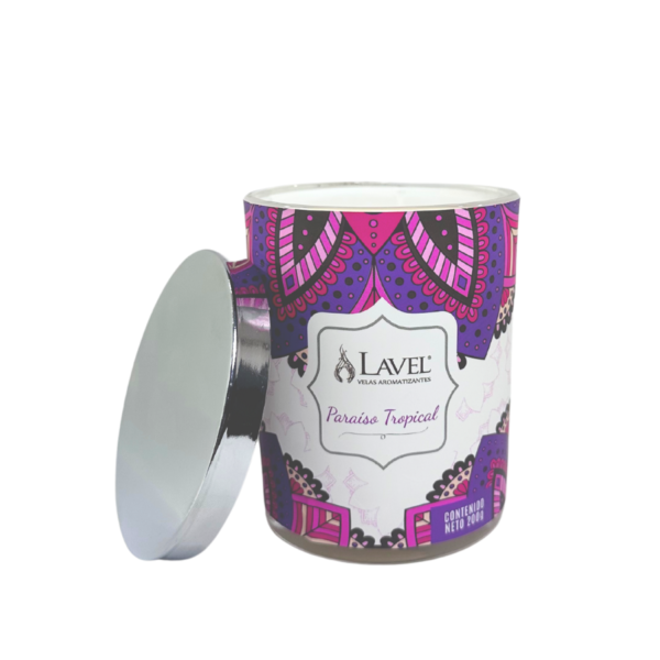 Vaso Mandala 7x10 200G Morado - Imagen 2
